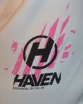HAVEN Cycling short sleeve jersey - AMAZON SHORT - white/purple