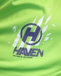 HAVEN Cycling short sleeve jersey - AMAZON SHORT - green/purple