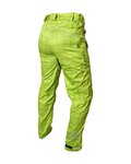 HAVEN Cycling long trousers withot bib - CUBES KINGSIZE II - yellow