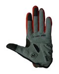 HAVEN Cycling long-finger gloves - DEMO LONG - black/red