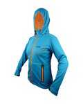 HAVEN Cycling thermal jacket - THERMOTEC WOMEN - blue/orange