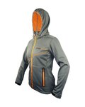 HAVEN Cycling thermal jacket - THERMOTEC WOMEN - grey/orange