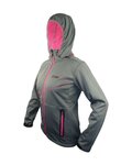 HAVEN Cycling thermal jacket - THERMOTEC WOMEN - grey/pink