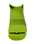 HAVEN Cycling ankle socks - SNAKE SILVER NEO 2PAK - yellow/black