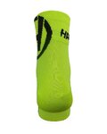 HAVEN Cyclingclassic socks - LITE SILVER NEO 2PAK - yellow/black