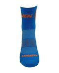 HAVEN Cyclingclassic socks - LITE SILVER NEO 2PAK - blue/orange