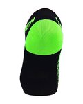 HAVEN Cycling ankle socks - SNAKE SILVER NEO 2PAK - black/green