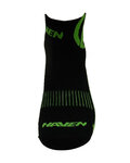 HAVEN Cyclingclassic socks - LITE SILVER NEO 2PAK - black/green