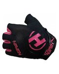 HAVEN Cycling fingerless gloves - DEMO SHORT - black/pink