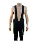 HAVEN Cycling long bib trousers - ISOLEERA - black/green