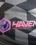 HAVEN Cycling short sleeve jersey - PEARL NEO SHORT - black/pink