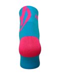 HAVEN Cyclingclassic socks - LITE SILVER NEO 2PAK - blue/pink