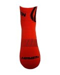 HAVEN Cyclingclassic socks - LITE SILVER NEO 2PAK - red/black