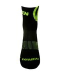 HAVEN Cyclingclassic socks - LITE SILVER NEO 2PAK - black/yellow