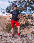 HAVEN Cycling shorts without bib - SINGLETRAIL WMS - red