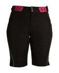 HAVEN Cycling shorts without bib - SINGLETRAIL WMS - black/pink
