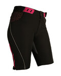 HAVEN Cycling shorts without bib - SINGLETRAIL WMS - black/pink