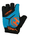 HAVEN Cycling fingerless gloves - DEMO SHORT - blue/orange