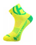 HAVEN Cyclingclassic socks - LITE SILVER NEO 2PAK - yellow/green