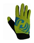 HAVEN Cycling long-finger gloves - HAVEN PURE - blue/green