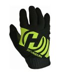 HAVEN Cycling long-finger gloves - HAVEN PURE - black/green