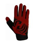 HAVEN Cycling long-finger gloves - HAVEN PURE - red/black