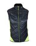 HAVEN Cycling gilet - THERMAL - black/yellow