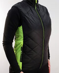 HAVEN Cycling gilet - THERMAL - black/yellow