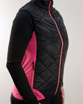 HAVEN Cycling gilet - THERMAL - black/pink