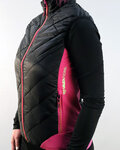 HAVEN Cycling gilet - THERMAL - black/pink