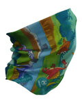 HAVEN Cycling neckwarmer - DINO KIDS - multicolour