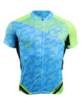 HAVEN Cycling short sleeve jersey - SINGLETRAIL - blue/green