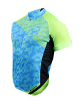 HAVEN Cycling short sleeve jersey - SINGLETRAIL - blue/green