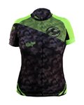 HAVEN Cycling short sleeve jersey - SINGLETRAIL WOMEN - black/green