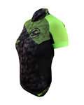 HAVEN Cycling short sleeve jersey - SINGLETRAIL WOMEN - black/green