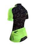 HAVEN Cycling short sleeve jersey - SINGLETRAIL WOMEN - black/green