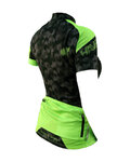 HAVEN Cycling short sleeve jersey - SINGLETRAIL WOMEN - black/green