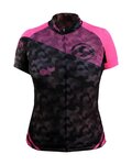 HAVEN Cycling short sleeve jersey - SINGLETRAIL WOMEN - black/pink