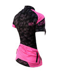 HAVEN Cycling short sleeve jersey - SINGLETRAIL WOMEN - black/pink