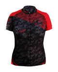 HAVEN Cycling short sleeve jersey - SINGLETRAIL WOMEN - black/red