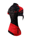 HAVEN Cycling short sleeve jersey - SINGLETRAIL WOMEN - black/red