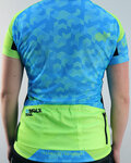 HAVEN Cycling short sleeve jersey - SINGLETRAIL WOMEN - blue/green