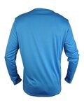HAVEN Cycling summer long sleeve jersey - NAVAHO II LONG - blue/orange