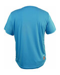 HAVEN Cycling short sleeve jersey - NAVAHO II SHORT - blue/orange