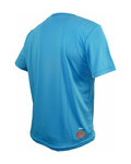 HAVEN Cycling short sleeve jersey - NAVAHO II SHORT - blue/orange