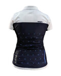 HAVEN Cycling short sleeve jersey - CITYR-ID WOMEN - blue/white