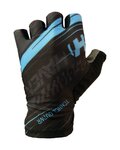 HAVEN Cycling fingerless gloves - PENNUTO SHORT - black/blue