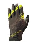 HAVEN Cycling long-finger gloves - HAVEN PENNUTO LONG - black/green