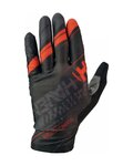 HAVEN Cycling long-finger gloves - HAVEN PENNUTO LONG - black/red