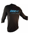 HAVEN Cycling short sleeve jersey - RIDE-KI - black/blue